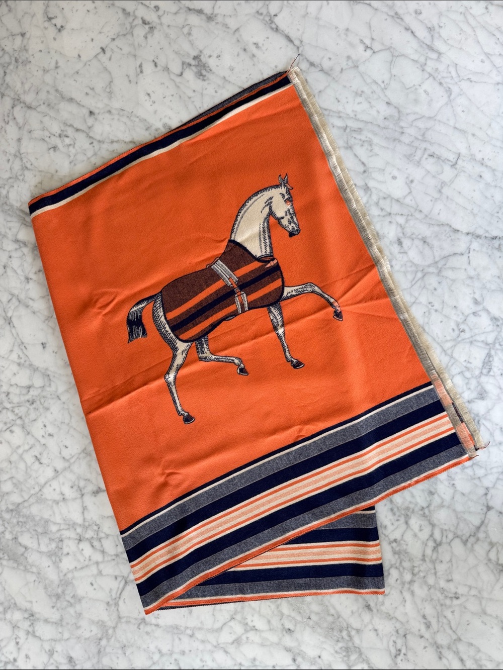 NEW Orange and Blue Scarf